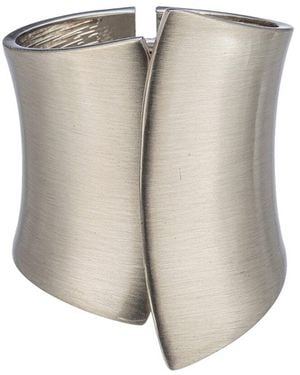 Eye Candy LA Statement Collection Cleo Statement Cuff Bracelet - Grey