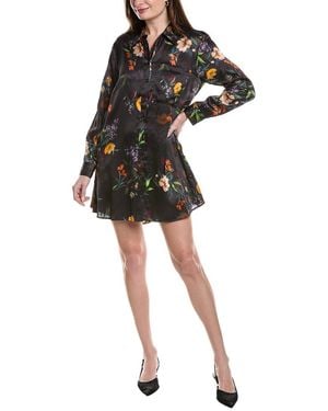 Johnny Was Silk Shirtdress - Black