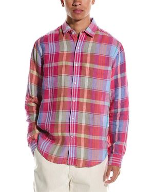 J.McLaughlin Gramercy Linen Shirt - Pink