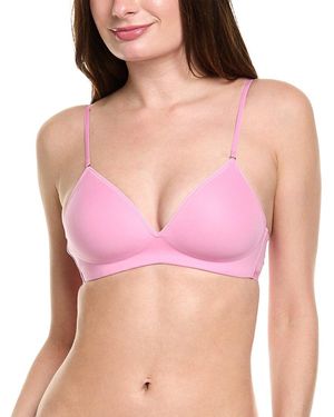 On Gossamer Next To Nothing Micro Wireless Bra - Pink
