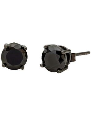 Donatello Gian Stud Earrings - Black
