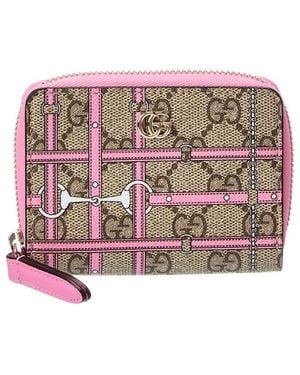 Gucci Gg Supreme Canvas Coin Purse - Gray