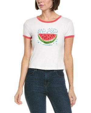 Mother The Itty Bitty Ringer T-Shirt - White