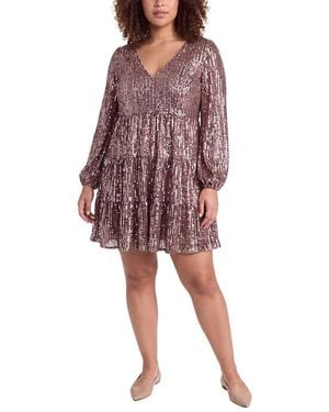 Eliza J Trap Dress - Red