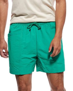 Rowing Blazers Rip Stop Nylon Draw Short - Green