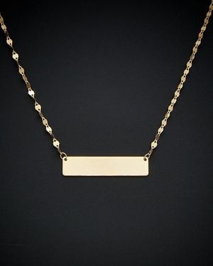 Italian Gold 14k Adjustable Choker - Black