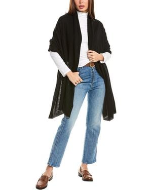 Forte Travel Cashmere Wrap - Black