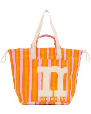 Marimekko Marimekko Mono City Piccolo Tote - Orange