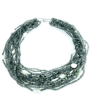 Arthur Marder Fine Jewelry Silver 11mm Pearl Necklace - Green