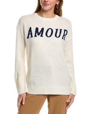 Kier + J Kier + J Amour Wool & Cashmere-blend Jumper - White