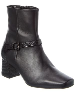 M by Bruno Magli Danica Leather Boot - Black
