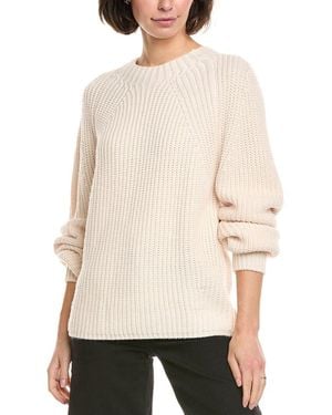 Elan Wool-Blend Crewneck Jumper - Natural
