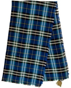 Burberry Wool-Blend Scarf - Blue