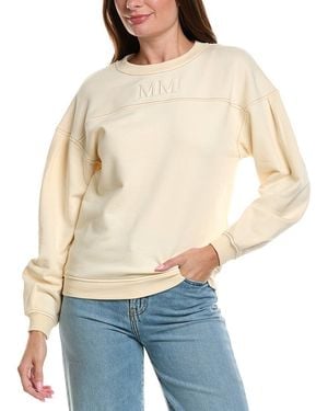 Max Mara Mm By Mogol Sweatshirt - Natural