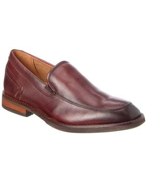 Clarks Un Hugh Step Leather Loafer - Red