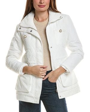 Pascale La Mode Quilted Short Jacket - Grey
