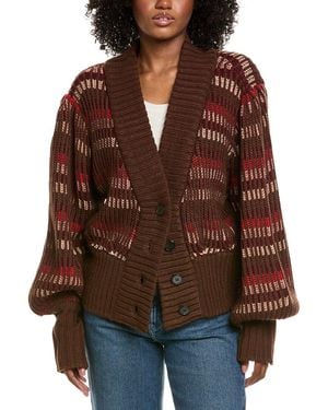 FARM Rio Knit Cardigan - Brown
