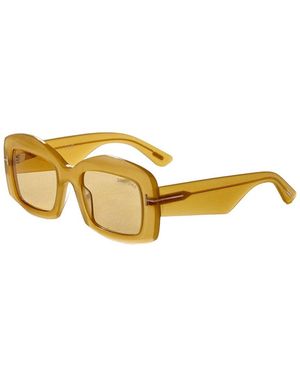 Tom Ford Ft1218 53Mm Sunglasses - Yellow