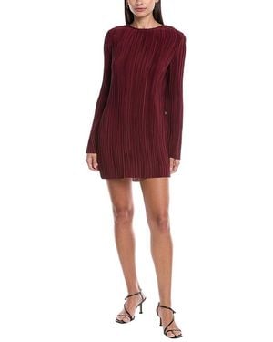 Rebecca Minkoff Pleated Mini Dress - Red