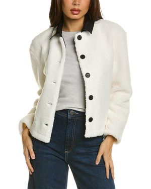 O.P.T O. P.T. Serenette Teddy Jacket - White