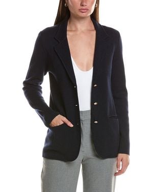 Bruno Magli Wool-blend Jumper Blazer - Black