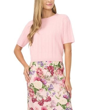 Ted Baker Gina Wide Rib Cashmere Pullover - Pink