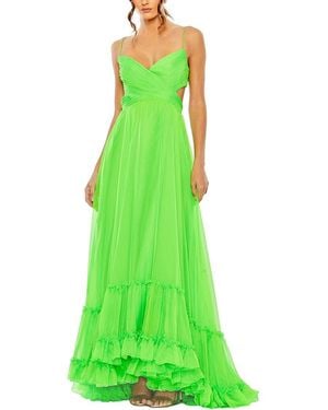 Mac Duggal Column Gown - Green