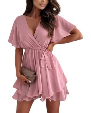 Vincent Mini Dress - Red