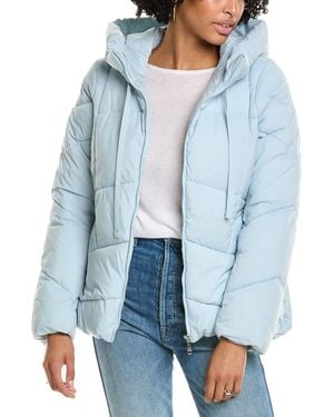 Sam Edelman New Quilt Design Puffer Jacket - Blue