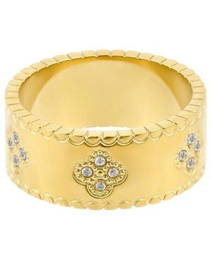 Adornia Cz 18K Plated Ring - Yellow