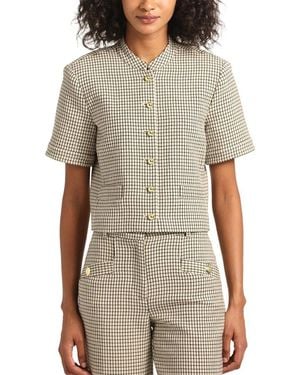 10 Crosby Derek Lam Grace Short Sleeve Jacket - Natural