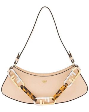 Fendi O'lock Swing Shoulder Bag (authentic Pre-loved) - Natural