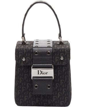 Dior Canvas Vanity Bag (Authentic Pre-Loved) - Black