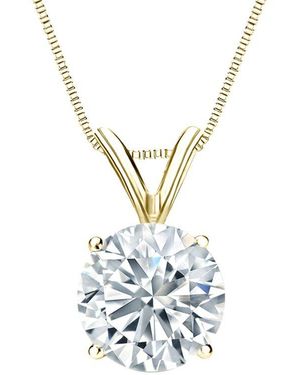 Sabrina Designs Lab Grown Diamonds 14K 2.00 Ct. Tw. Lab-Grown Diamond Solitaire Necklace - White