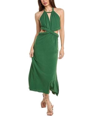 JUAN DE DIOS San Agustin Midi Dress - Green