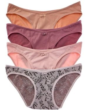 Sugar Set Of 4 Seamless Bikini - Purple