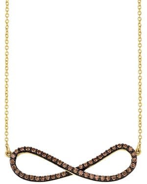 Le Vian Le Vian 14k Honey Gold 0.51 Ct. Tw. Diamond Necklace - Brown
