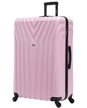 InUSA Vasty Lightweight Hardside Spinner Suitcase - Pink
