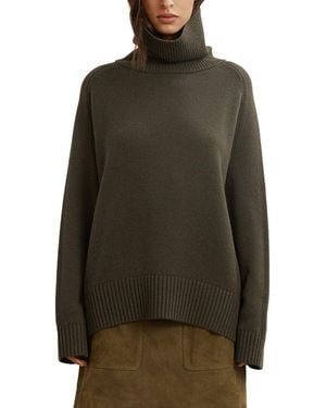 Reiss Brooklyn Knit Top - Green