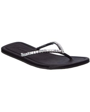 Giuseppe Zanotti Tatami Satin Flip Flop - Blue