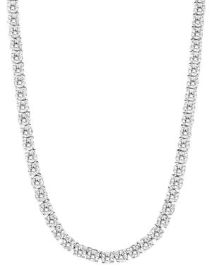 Forever Creations Signature Forever Creations 14k 14.00 Ct. Tw. Lab Grown Diamond Tennis Necklace - White