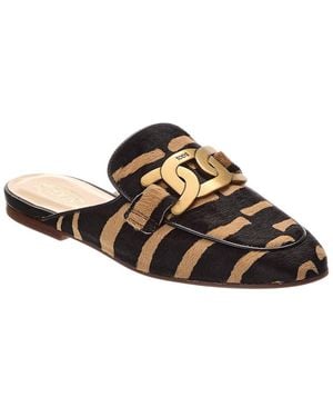 Tod's Haircalf Mule - Black
