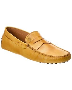 Tod's Leather Driver - Yellow
