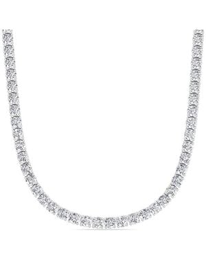 Lab Grown Diamonds 14k 30.00 Ct. Tw. Lab-grown Diamond Straight Line Necklace - White