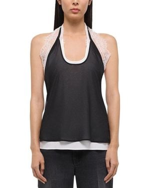 Helmut Lang Lace Dancer Top - Black