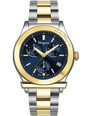 Ferragamo 1898 Chrono Watch - Metallic