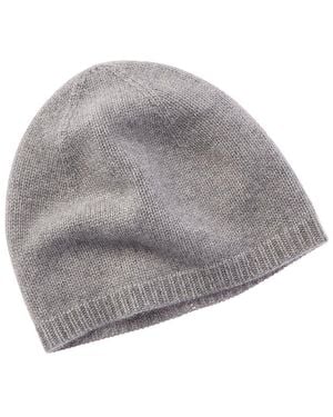 Vince Rib Hem Cashmere Beanie - Gray