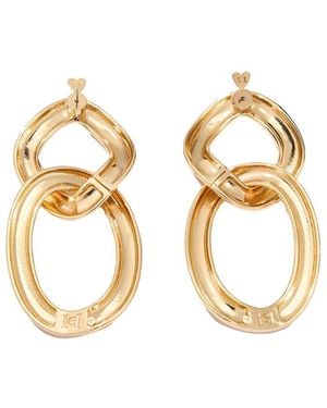 Carolina Herrera Xl Chain Earrings - Metallic