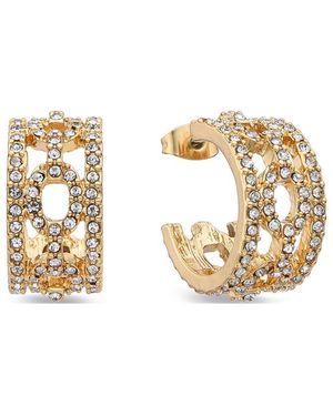 Eye Candy LA Cz Noemie Huggie Studs - Metallic