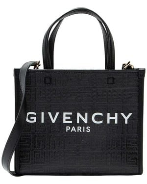 Givenchy Black 4g Coated Canvas Mini Shopper Tote (authentic Pre-loved)